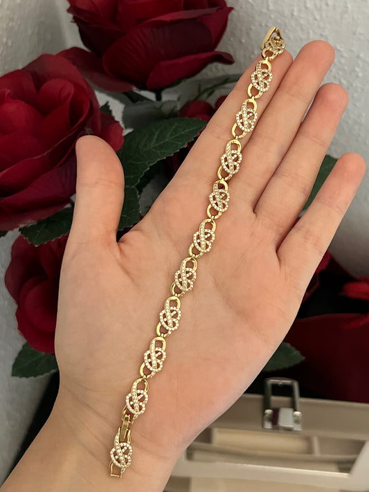 Pulsera oro 14k modelo 007