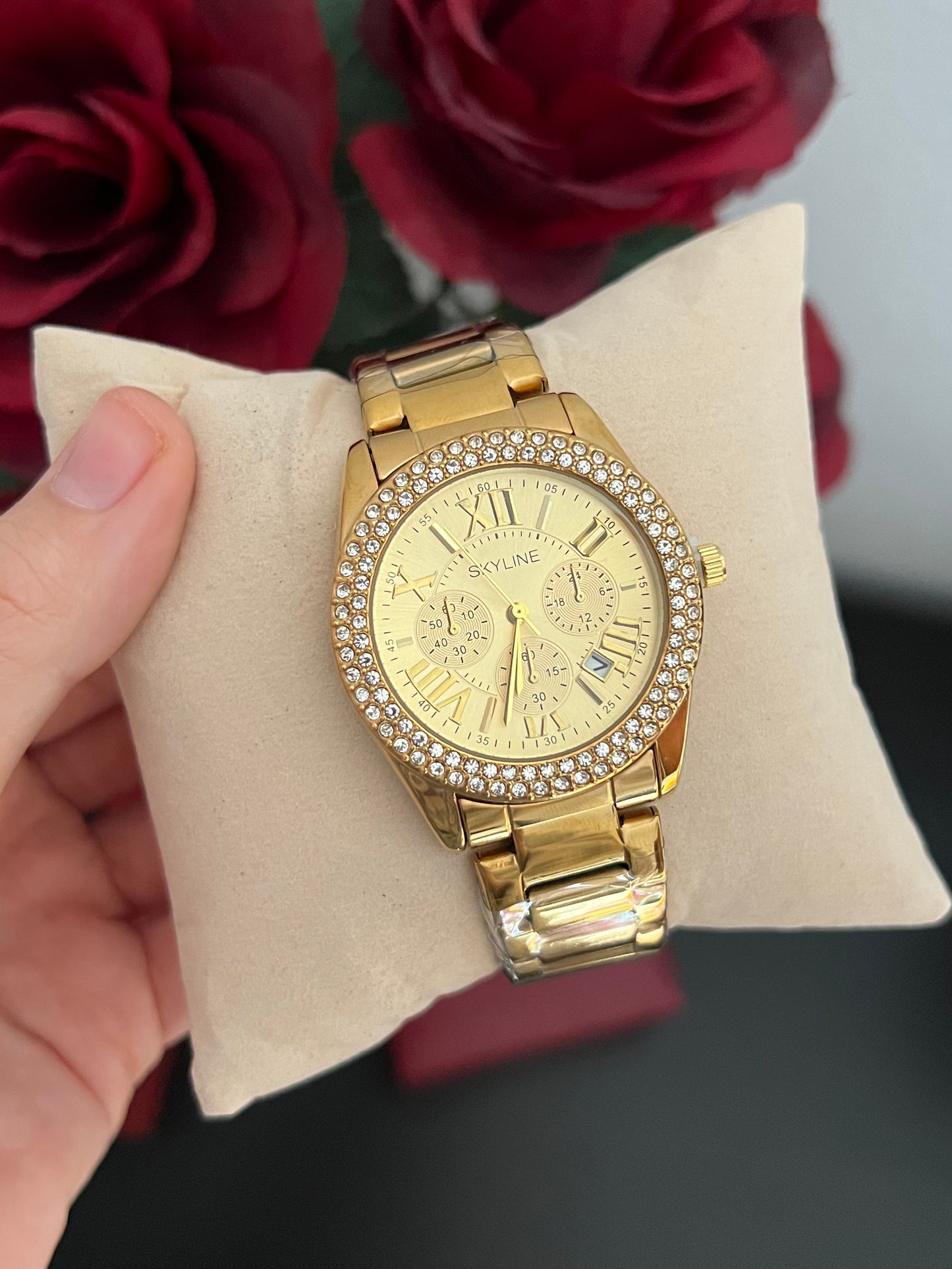 Reloj mujer quality gold