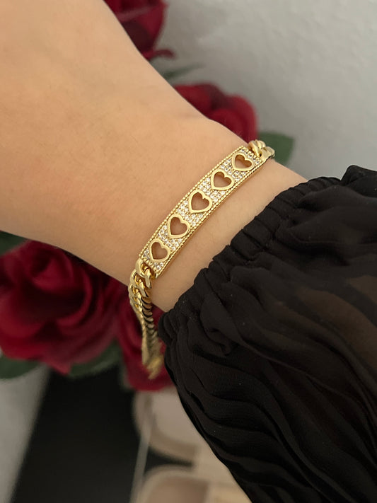 Pulsera oro 14k modelo 005